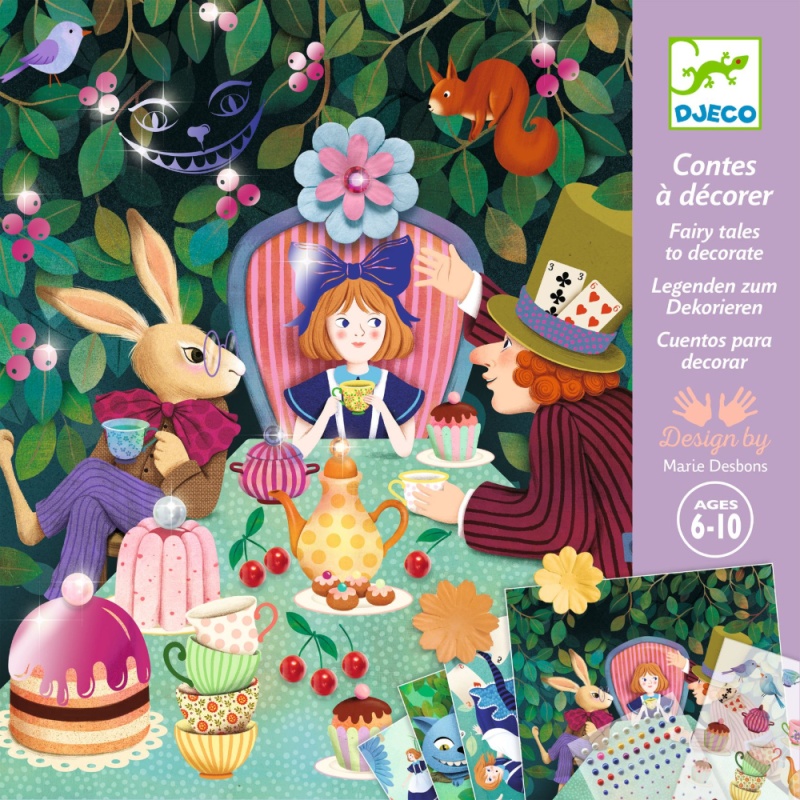 Djeco Fairy Tales to Decorate - In Wonderland DJ09428