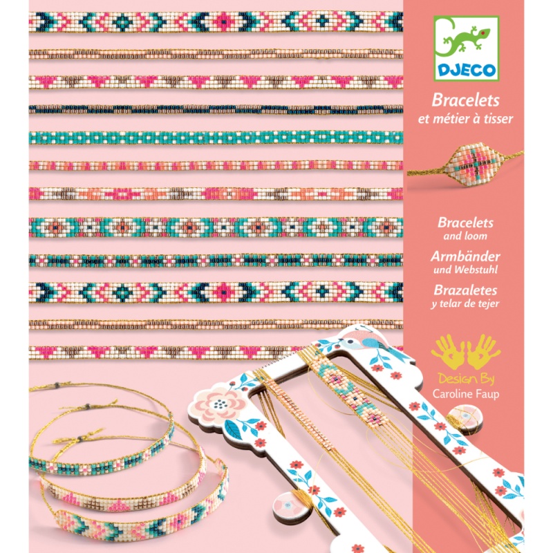 Djeco Bracelets and Loom - Tiny Beads DJ09838