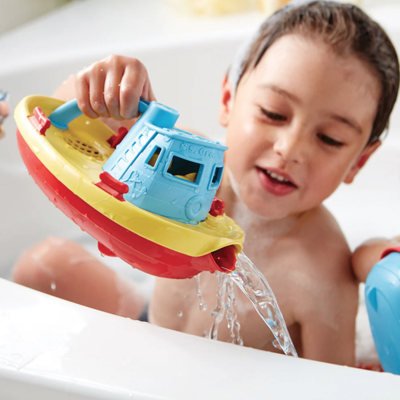 Green Toys Tug Boat - Blue Top