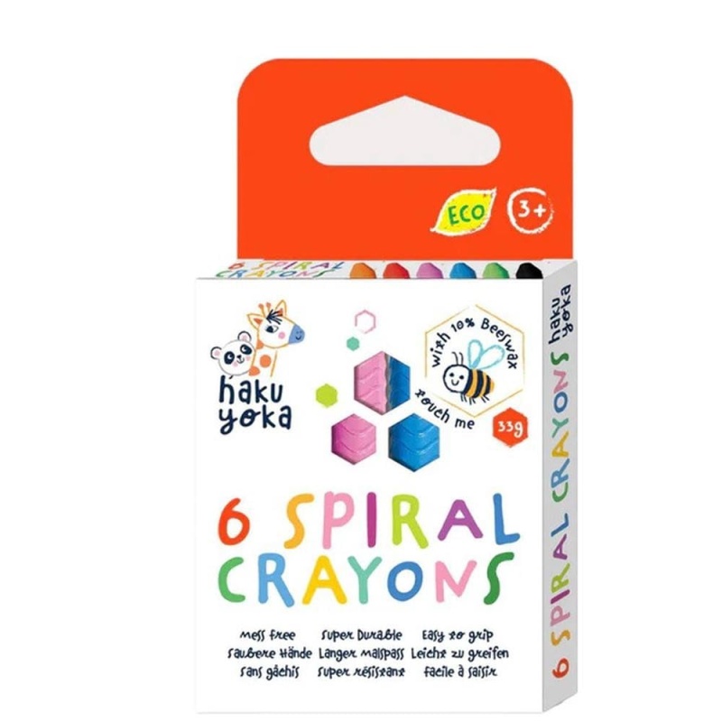 Haku Yoka 6 Spiral Crayons