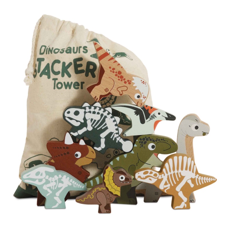 Le Toy Van Jurassic Dinosaur Stacker & Bag