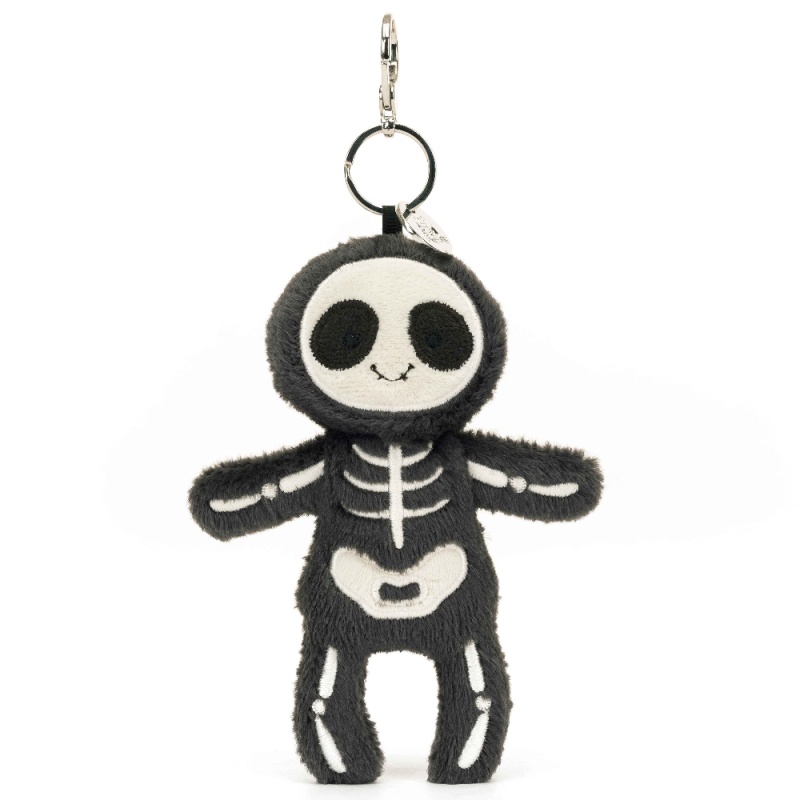 Jellycat Skeleton Bob Bag Charm