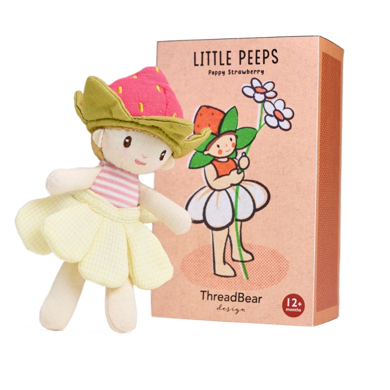 ThreadBear Design Little Peeps - Poppy Strawberry