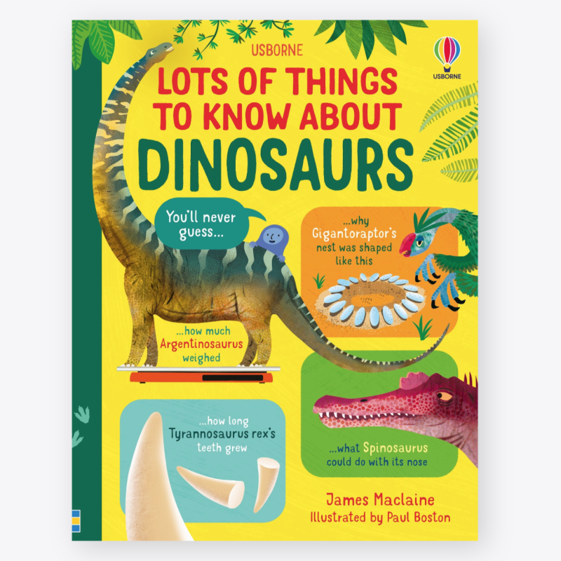 Usborne Lots Of Things To Know About Dinosaurs