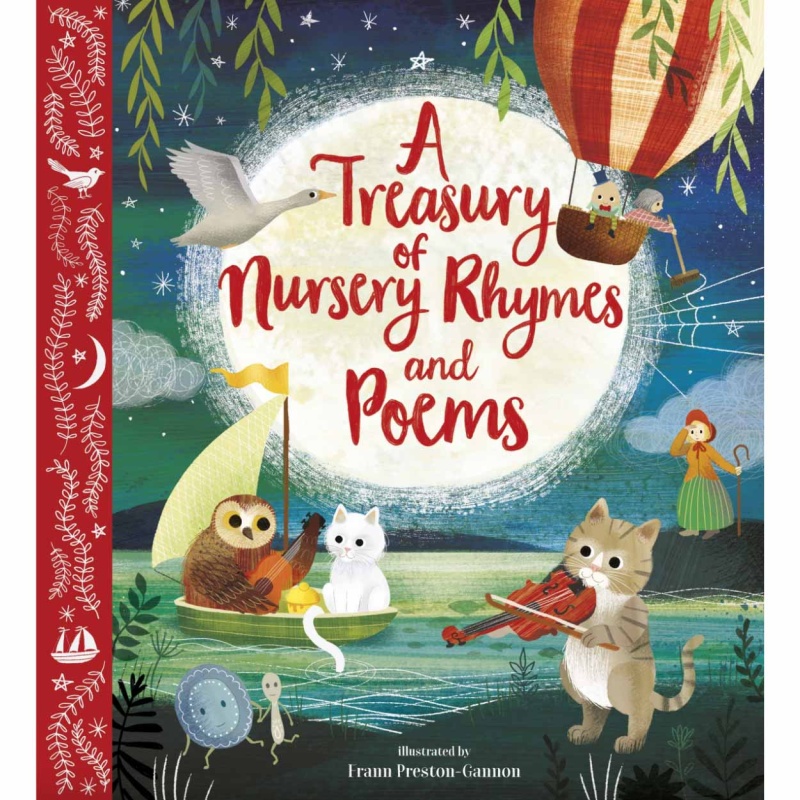 A Treasury of Nursery Rhymes and Poems (Hardback Book)