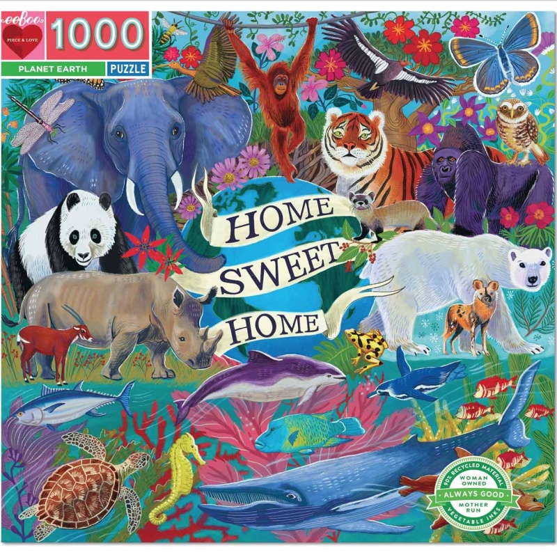 Eeboo 1000 Piece Puzzle - Planet Earth