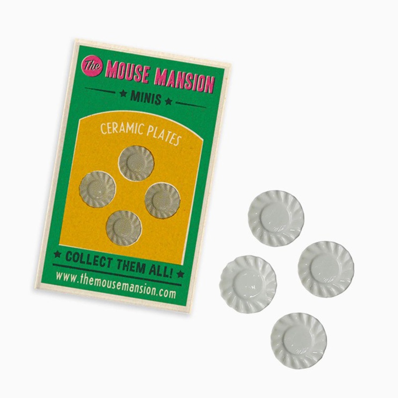 Mouse Mansion Minis - Ceramic Plates