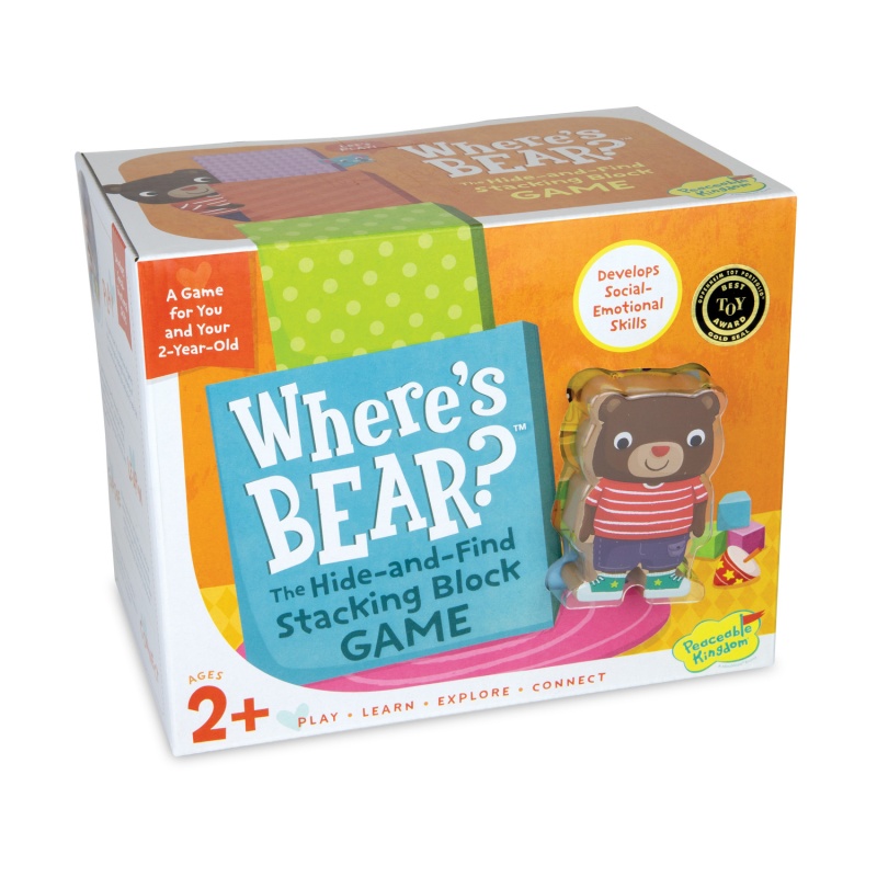Peaceable Kingdom Where's The Bear? Toddler Game