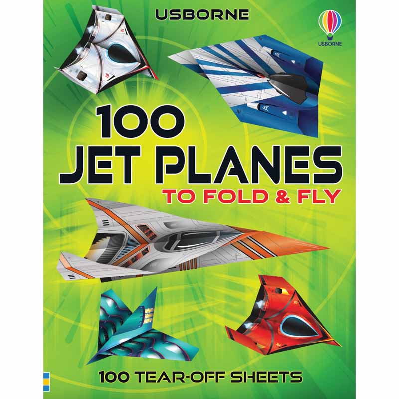 Usborne 100 Jet Planes to Fold and Fly