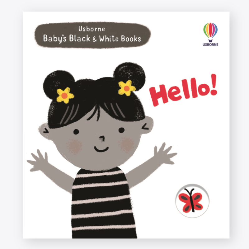 Usborne Baby's Black and White Books Hello!