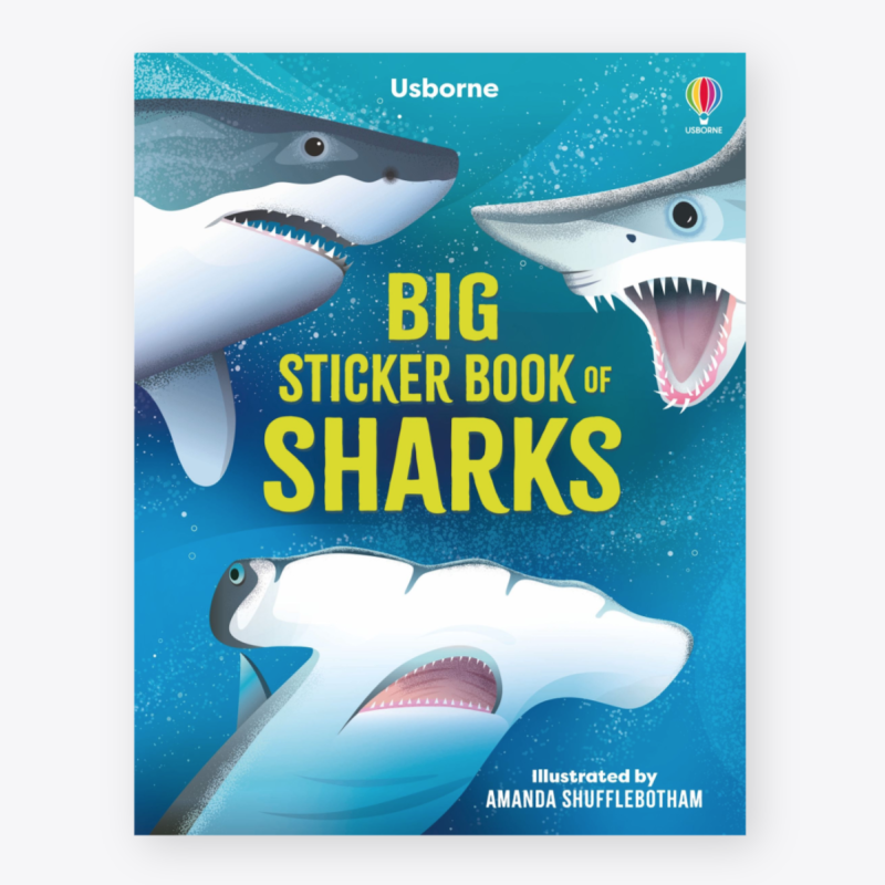 Usborne Big Sticker Book of Sharks