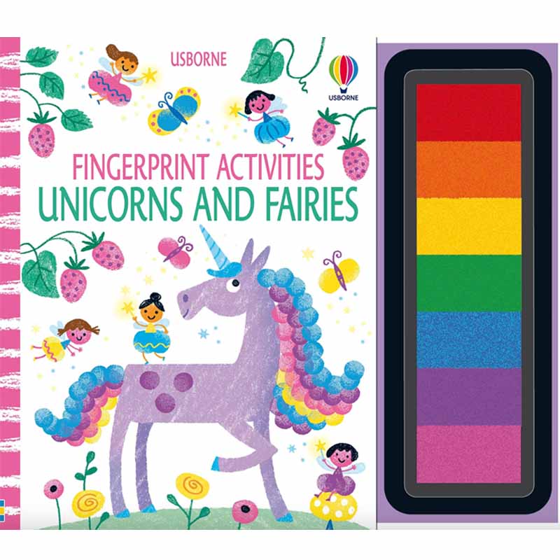 Usborne Fingerprint Activities - Unicorns and Fairies