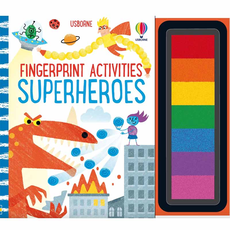 Usborne Fingerprint Activities - Superheroes