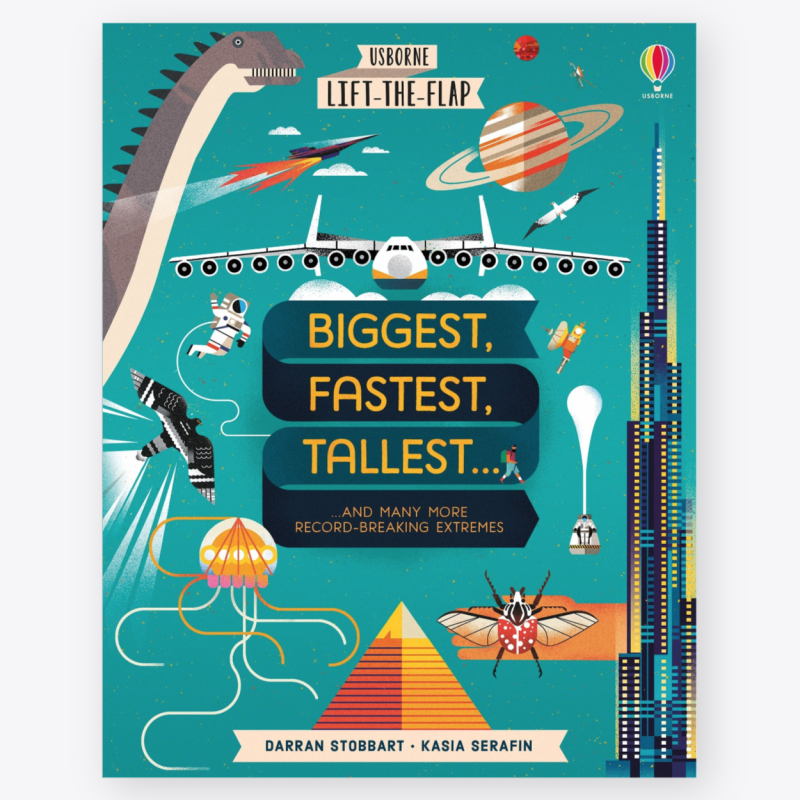Usborne Lift-The-Flap Biggest, Fastest, Tallest...