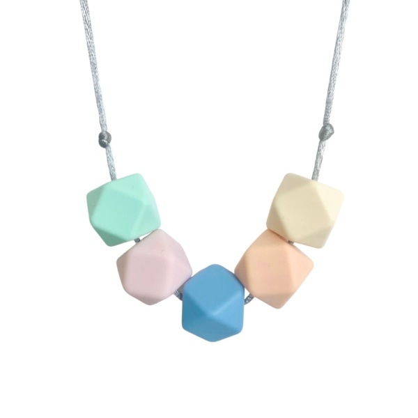 Mama Knows Summer Pastels Teething Necklace (14)