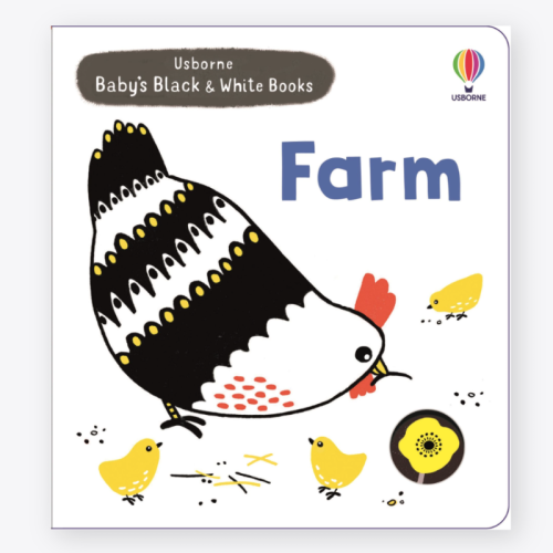 Usborne Baby's Black and White Books Farm
