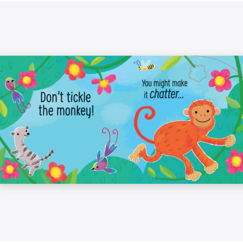 Usborne Noisy Book - Don't Tickle the Monkey!