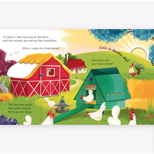 Usborne Peep Inside The Farm