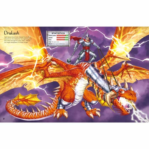 Usborne Build Your Own Dragons and Fantasy Warriors Sticker Book