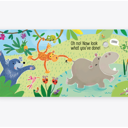 Usborne Noisy Book - Don't Tickle the Hippo!