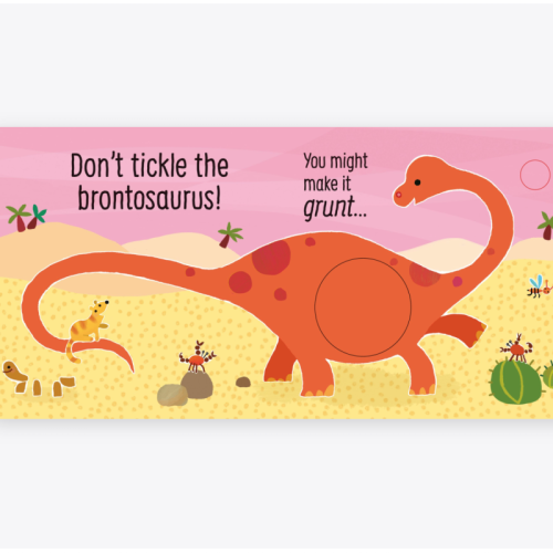 Usborne Noisy Book - Don't Tickle the T-Rex!