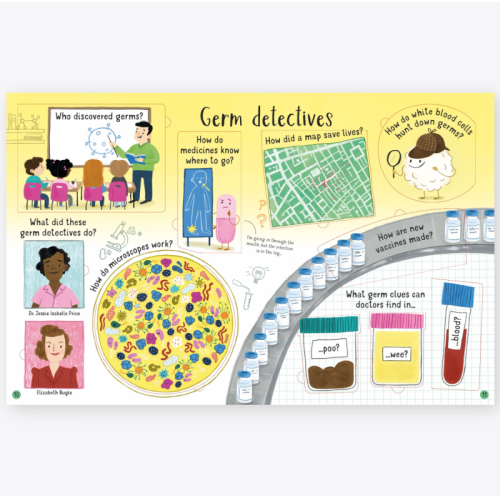 Usborne Lift-The-Flap Questions and Answers About Germs