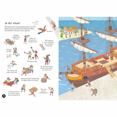 Usborne Transfer Activity Book Pirates