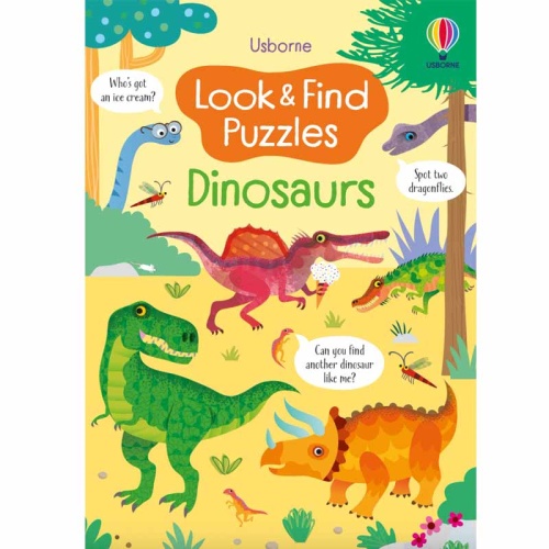 Usborne Look & Find Puzzles Dinosaurs