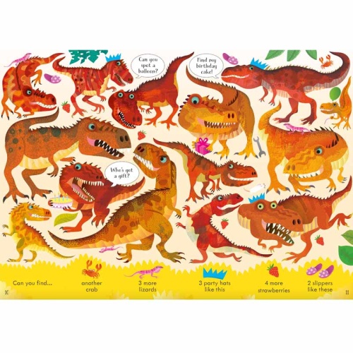 Usborne Look & Find Puzzles Dinosaurs