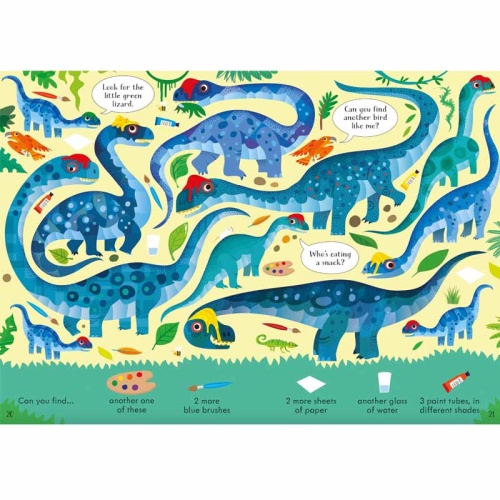 Usborne Look & Find Puzzles Dinosaurs