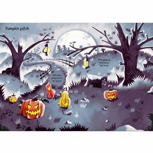 Usborne Sparkly Halloween Sticker Book