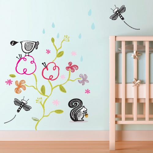 Wee Gallery - Reusable Wall Stickers Garden